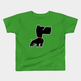 Black Scottie Kids T-Shirt